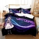 thumbnail image 1 of New Date A Live Tokisaki Kurumi Bedding Set Single Twin Full Size Bed Set Aldult Kid Bedroom Duvet cover Sets Anime Bed Sheets, 1 of 5