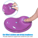 thumbnail image 5 of Almohadilla de muñeca de gel de silicona, almohadilla ergonómica translúcida con forma de corazón para el descanso de la muñeca, almohada para la mano que alivia eficazmente la fatiga de la muñeca., 5 of 5