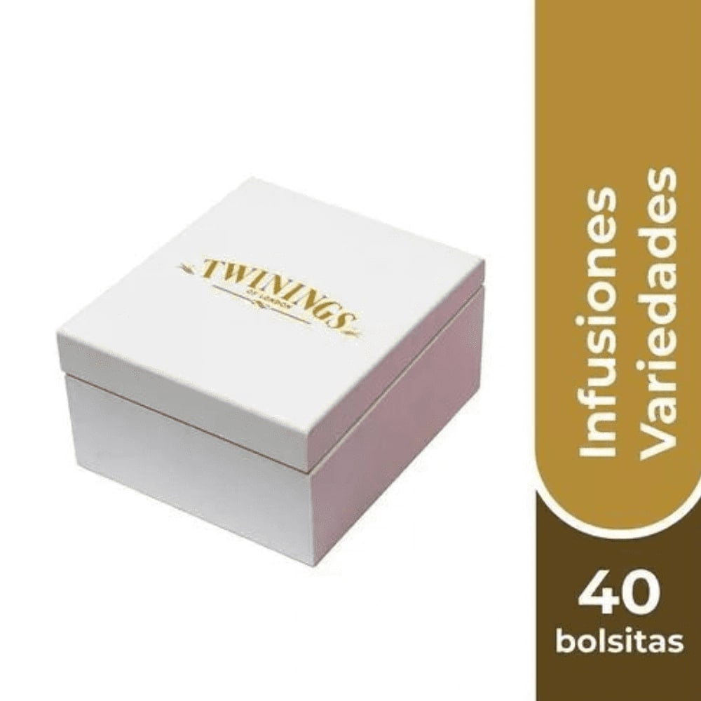 Té Caja Madera Blanca 40 Bolsas