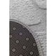 thumbnail image 3 of Alfombra 200x240 gris relive texturizado suave moderna elagante mp, 3 of 3