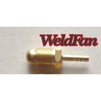 Genérico - Accesorios Tig Adaptador De Manguera De Argon Niple Y Tuerca