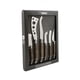 thumbnail image 1 of Set 6 Cuchillos Aperitivo Wayu Mango Madera Tablas Picoteo, 1 of 4