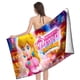 thumbnail image 4 of Princesa Peach Toalla de playa de secado rápido con diseño temático, regalo para mujeres y niñas, ideal para cumpleaños, fans, amantes de la música, uso en la playa o al aire libre, 78 × 180 cm, 4 of 6