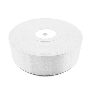 Genérico - Cinta Satin 4Cmx91.4M 5Pcs Blanco X1Uni