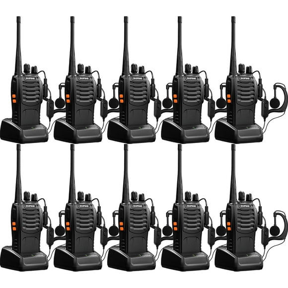 Walkie Talkies BAOFENG bf-888s, radios bidireccionales de largo alcance, paquete de 10