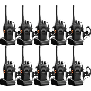 Walkie Talkies Baofeng Bf-888S, Radios Bidireccionales De Largo Alcance, Paquete De 10