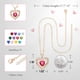 thumbnail image 3 of Collar  Love Pendant con Piedra de Nacimiento para Mujer, 3 of 4