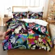 thumbnail image 1 of JoJo Bizarre Adventure Jotaro Kujo Bedding Set Boys Girls Duvet Cover Pillowcase Bed Kids Adult Bed Sheets, 1 of 5