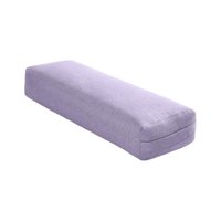 Ioensy - Bolster De Yoga Profesional Con Asa De Transporte Almohada Para Piernas Yoga Restaurativo Púrpura
