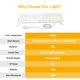 thumbnail image 4 of Luces LED Onforu, 90 W, 10000 lm, para taller y garaje, paquete de 2, 4 of 8