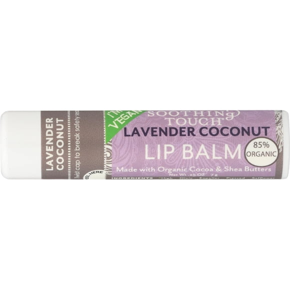 Bálsamo labial Soothing Touch Lavanda y Coco 7 g orgánico