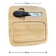 thumbnail image 3 of Tabla De Quesos Mantequillera Madera Con Cuchillo Untar Lisa, 3 of 3
