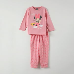 Conjunto Pijama Niña Minnie Hello! Rosado Disney