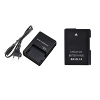 Genérico - Batería En-El14 + Cargador Mh-24 Alternativo Nikon