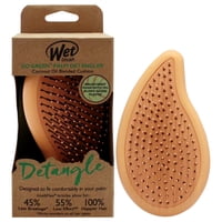 Cepillo Wet Brush Go Green Palm Detangler Naranja Unisex