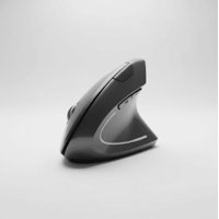 Safe And Sound - Ratón Vertical Inalámbrico 2.4G Recargable X Usb Ergonómico Color Negro