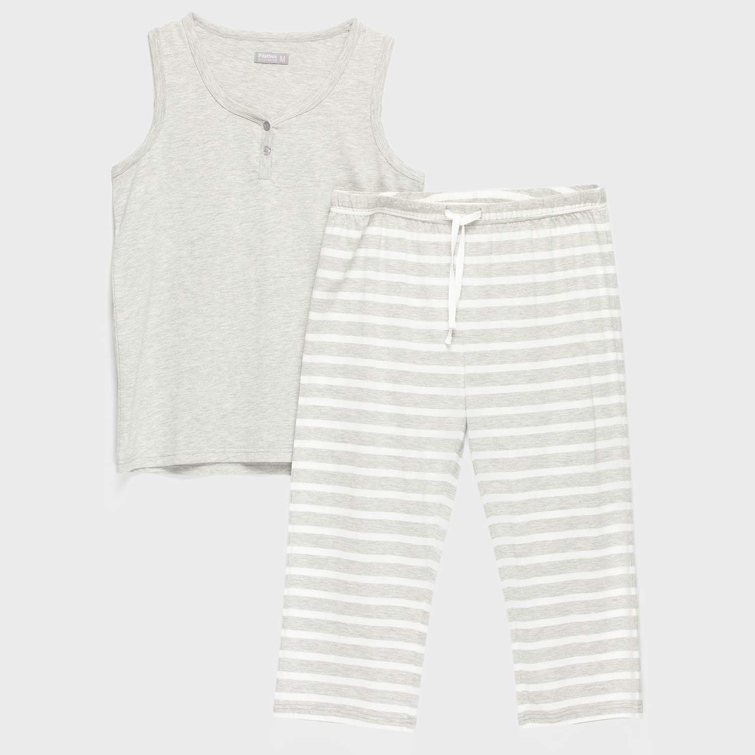 Zahr - Pijama Melange Largo Mujer