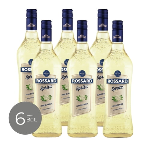 Rossard - Pack X 6 Licor Spritz Flor De Sauco - Licor 1000