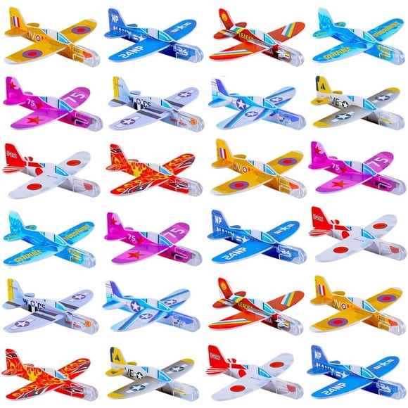 Aviones planeadores de espuma Manmel, 50 unidades