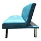 thumbnail image 4 of Futón Reclinable Baum Velvet Petróleo, 4 of 6