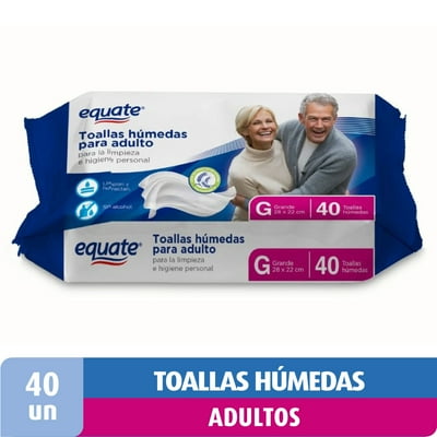 Toallas Humedas Para Adultos 40 Un Equate