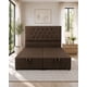 thumbnail image 3 of Cama Baul King Capitone Onyx Con Sistema Hidráulico Café, 3 of 6