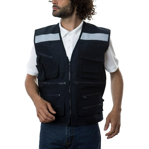 Chaleco Geólogo Poplin Multibolsillo azul marino S