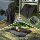 thumbnail image 2 of Poncho impermeable PTEROMY 3 en 1 con capucha, impermeable y ligero, negro, 2 of 7