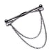 thumbnail image 3 of Pasador de barra de cuello clásico para hombres, decoración de joyería con cadena de eslabones, broches de , Clips de , Clip de cuello, 3 of 5