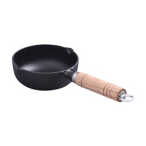 Bothyi - Sartén De Hierro Fundido Con Asa, Olla Calefactora Versátil Para Cocina Al Aire Libre, 11 X 4 Cm