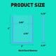 thumbnail image 2 of Fundas rígidas para cartas RIXUGIT 50 uds 7,6 cm × 10 cm 130 PT, 2 of 6