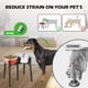 thumbnail image 3 of Soporte elevado para cuencos de perro TIDANT, ancho ajustable 18‑27 cm, altura 35 cm, 3 of 6
