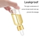 thumbnail image 4 of Botella cuentagotas Bumobum de vidrio transparente de 60 ml con tapa dorada x99, 4 of 7