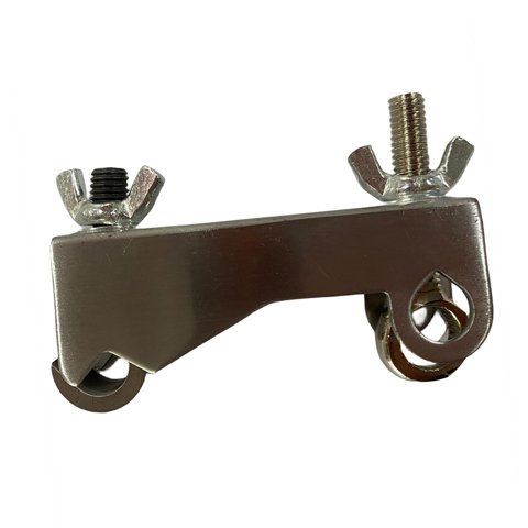 Magideal - Soporte De Cencerro De Tambor De Jazz, Abrazadera Fija, Abrazadera De Montaje De Instrumento, Accesorio Profesional, Hardware De Percusión Duradero , Tornillo Pequeño