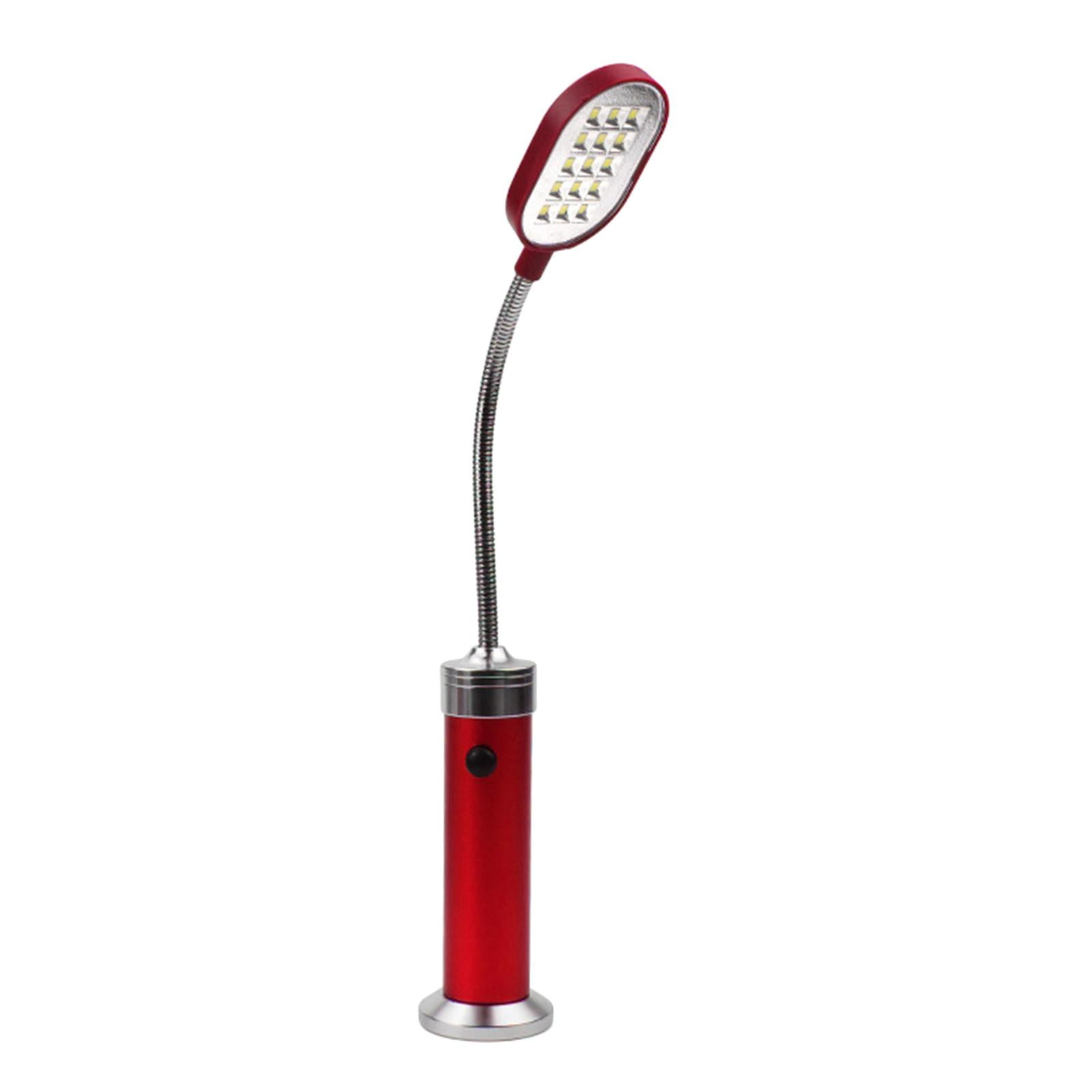 Magideal - Accesorios Para Parrilla Ligera Para Parrilla De Barbacoa, Cuello Flexible Portátil De 360 Grados Para Luz De Barbacoa Al Aire Libre Para Parrilla, Rojo