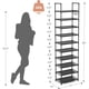 thumbnail image 3 of Organizador LANTEFUL para zapatos de 10 niveles, 20-25 pares, negro, 3 of 3
