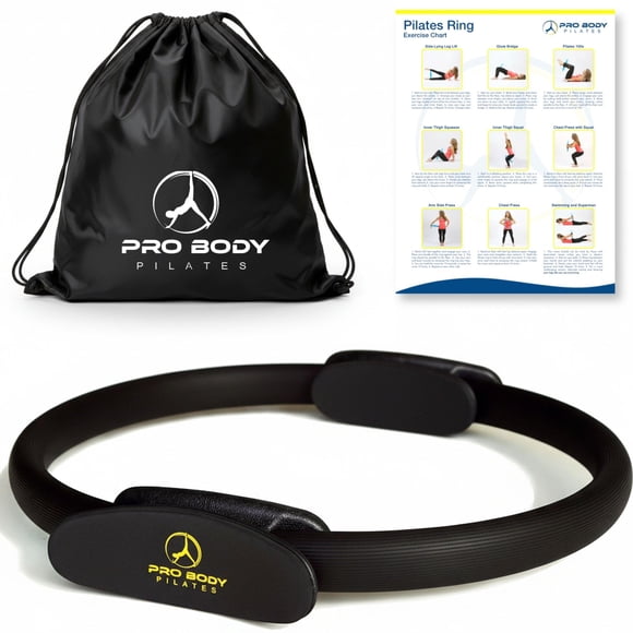 Pilates Fitness Circle ProBody Pilates, 14 pulgadas, negro