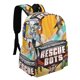 thumbnail image 2 of Transformers: Rescue Bots-theme Backpack, Campus style schoolbag Bookbag with Adjustable Shoulder Straps And Large Zip Compartment, Unisex Travel Bags.42x30x15cm, 2 of 6