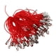 thumbnail image 3 of Cordones De Cordón Trenzados Lariat Para Teléfono Móvil De 100 Piezas, Correas Colgantes Rojas, 3 of 5