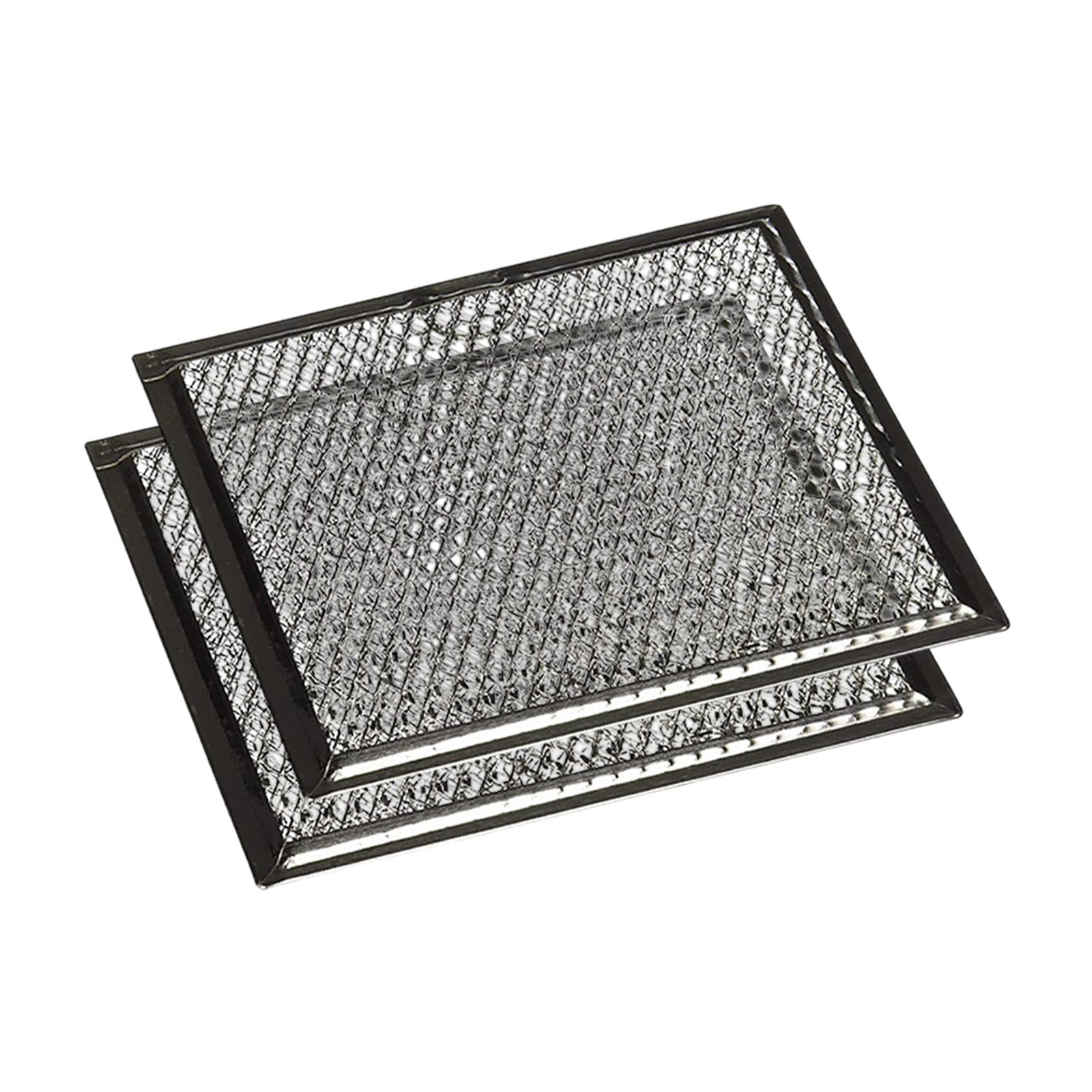 Magideal - 2x Microondas Horne Filtro De Grasa Accesorios De Malla Hort Piezas De Pantalla De Filtro De Ventilación Reemplazo Para Electrodomésticos De Cocina En