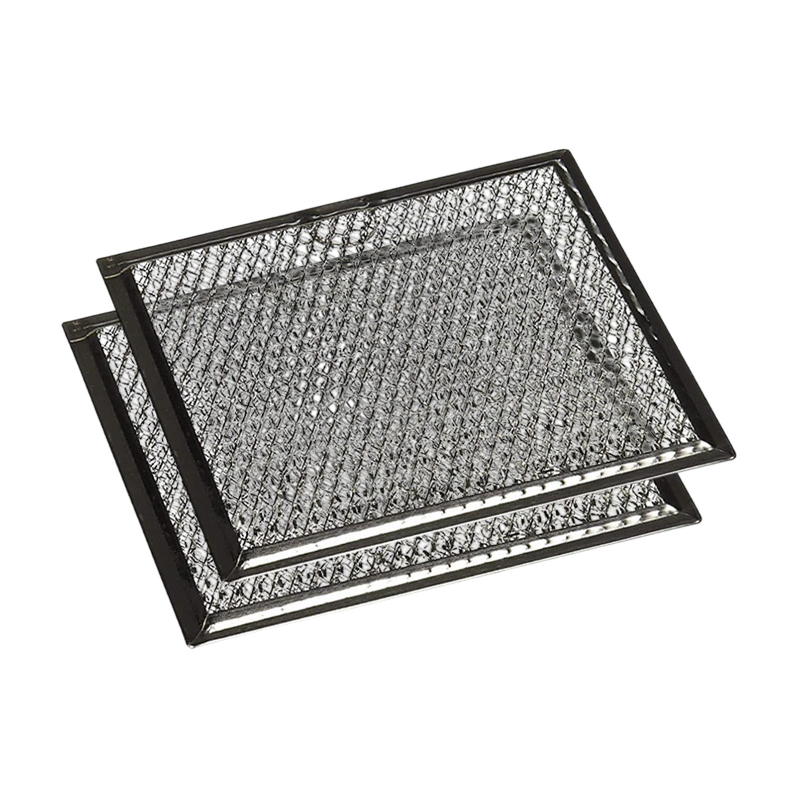 Magideal - 2X Microondas Horne Filtro De Grasa Accesorios De Malla Hort Piezas De Pantalla De Filtro De Ventilación Reemplazo Para Electrodomésticos De Cocina En
