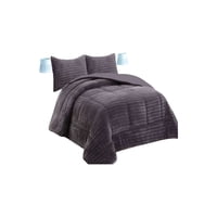 Genérico - Cobertor Sherpa 2 Plazas 230X250Cm Gris B8