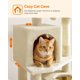 thumbnail image 5 of Torre para gatos Cat Tree Feandrea de 155 cm con rascadores y hamaca, 5 of 9