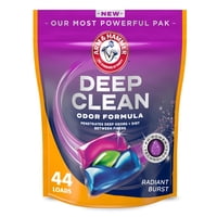 Detergente Para Ropa Arm & Hammer Deep Clean Odor 44 Power Paks