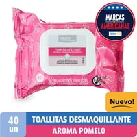 Toallitas Desmaquiilantes Aroma Pomelo 40 Un Equate