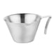 thumbnail image 2 of Taza Medidora De Acero Inoxidable, 3 Oz, Reutilizable, Para Restaurante, Herramientas De Cocina, Barra, Pulido De Plata, 2 of 5