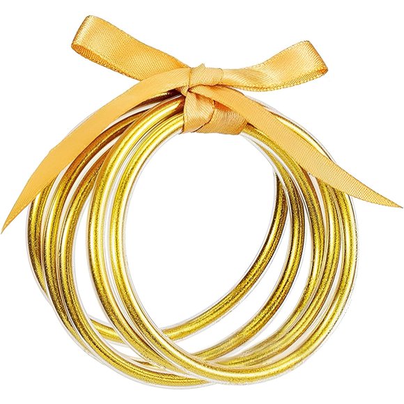 Pulsera Alphatool 7 cm Brillo Dorado (Pack de 5)