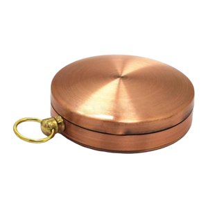 Ioensy - Brújula De Cobre De Bolsillo Clásica De Mano Pasada De Moda Para Supervivencia Al Aire Libre