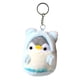 thumbnail image 2 of Creativo pingüino muñeca llavero colgante Adorable coche llaveros colgante mochila decoración coche llavero mujer bolso accesorios para monedero hogar oreja corta azul, 2 of 5