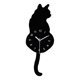 thumbnail image 5 of Tail Swing Reloj De Pared Sala De Estar Moderna Decoración Del Hogar Reloj Silencioso 170x430mm, 5 of 5